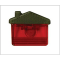 Magnetic House Memo Clip - Translucent Red